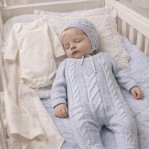 סט סרוג לתינוק – “חיבוק רך”