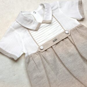 אוברול תינוק מלכותי בסגנון ספרדי לנסיך שלך