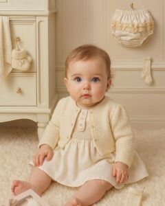 Ivory Blossom Baby Set